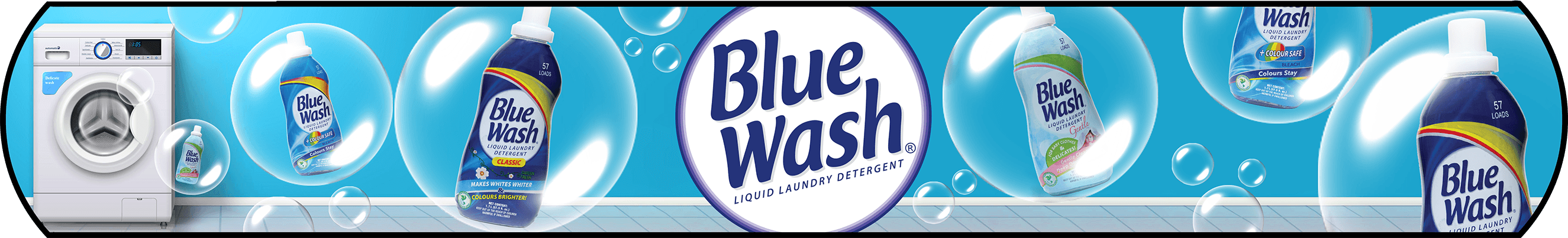 Blue Wash Banner